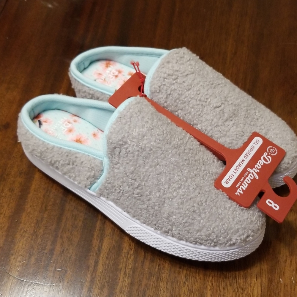 NWT Dearfoams Sneaker Slipper